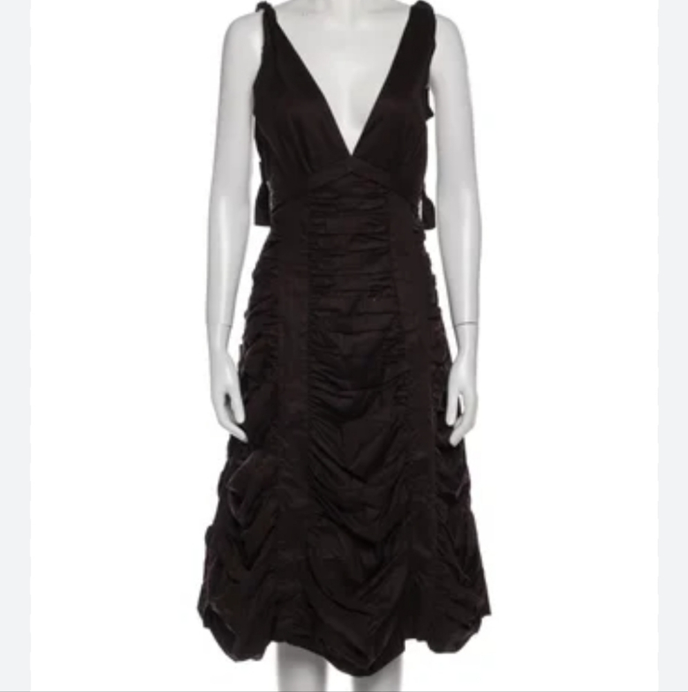 Marc Jacobs plunge neckline midi dress size 6 - Picture 14 of 14